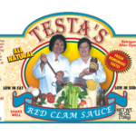 Testa's Red Clam Sauce Label