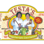 Testa's Vegetarian Cacciatore Sauce Label